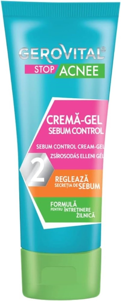 Крем для лица Gerovital Stop Acne Sebum Control Cream Gel 50ml