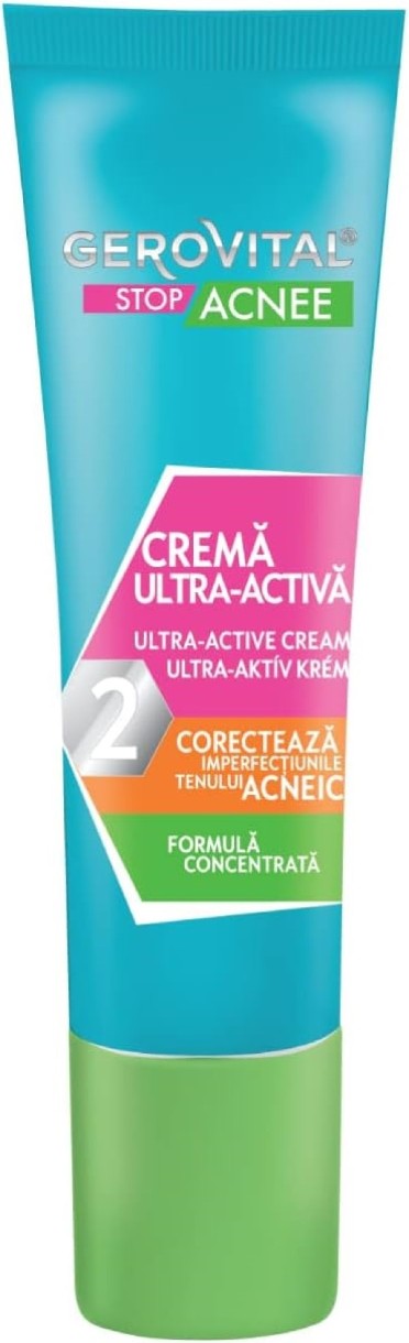 Крем для лица Gerovital Stop Acne Ultra Active Cream 15ml