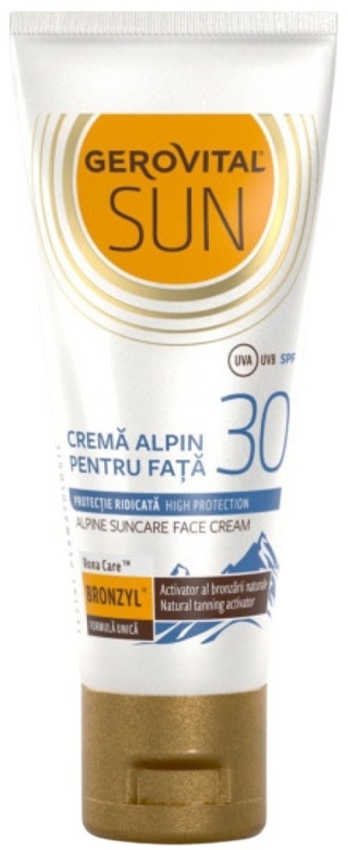 Cremă de protecție solară Gerovital Sun Alpine Face Cream SPF30 30ml