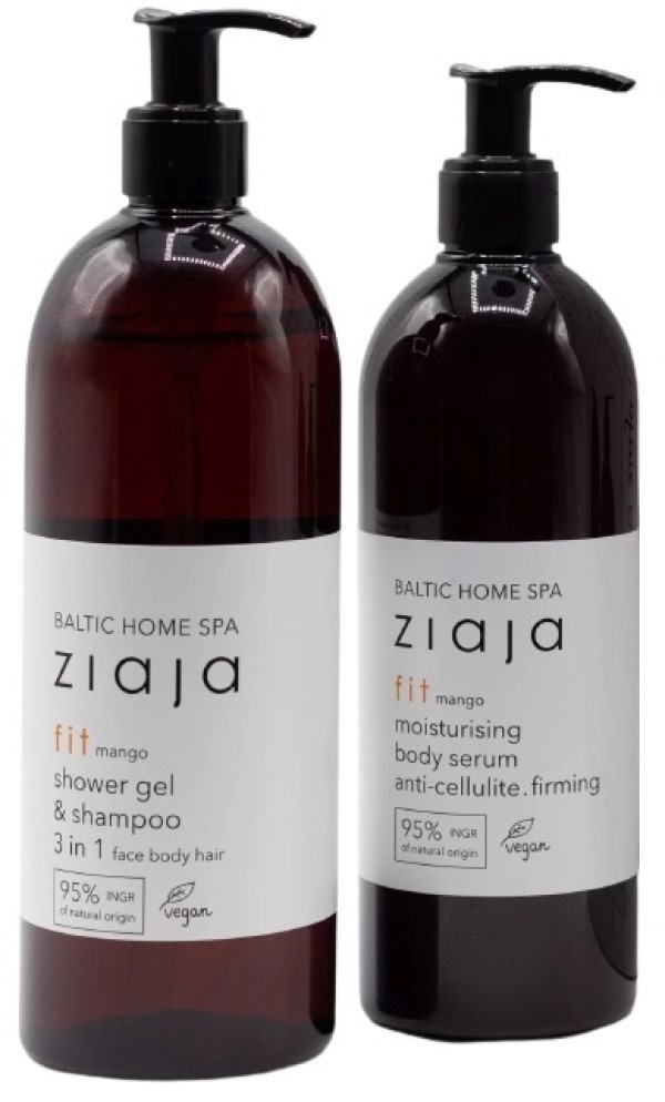 Подарочный набор Ziaja Baltic Home Spa Body Serum 400ml + Baltic Home Spa Shower Gel & Shampoo 500ml