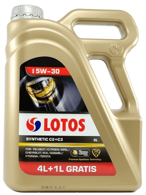 Ulei de motor Lotos Synthetic C2+C3 5W-30 5L