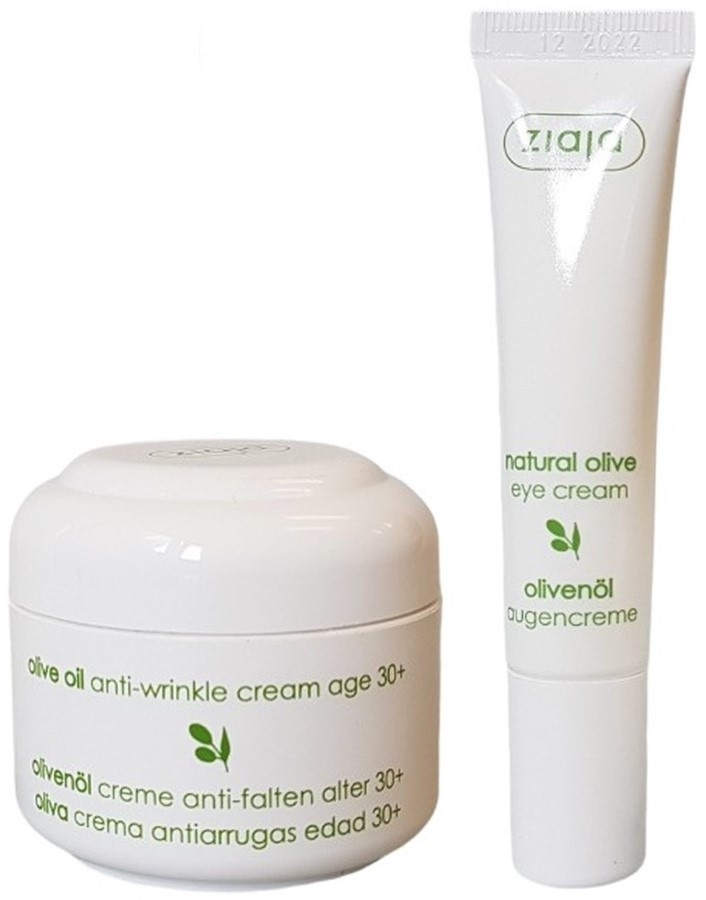 Set Cadou Ziaja Olive Oil Face Cream 50ml + Olive Oil Eye Cream 15ml