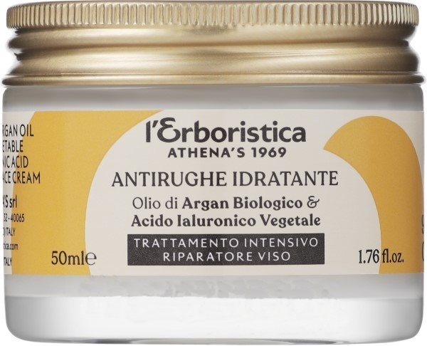 Cremă pentru față L'Erboristica Argan Oil & Hyaluronic Acid 50ml