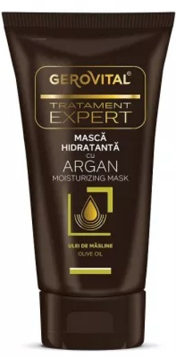 Mască pentru păr Gerovital Tratament Expert Moisturizing Argan Mask 150ml