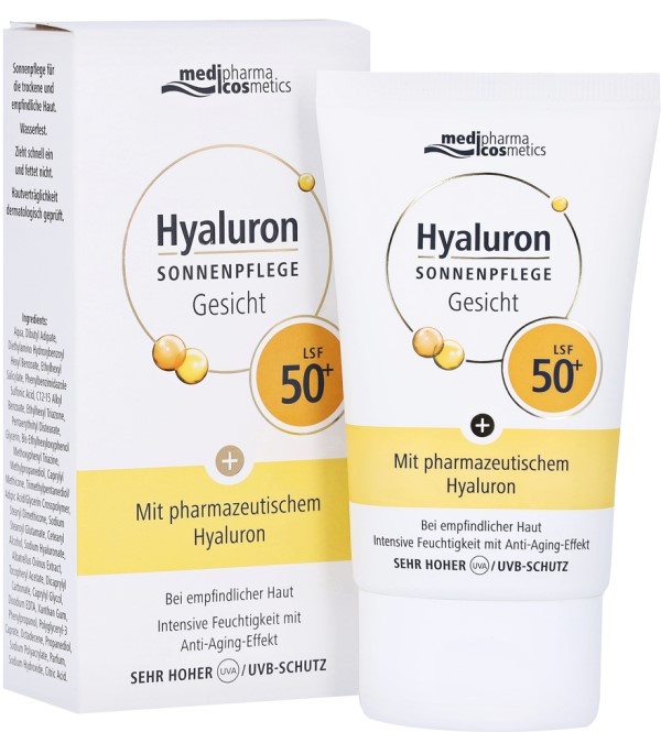 Крем для лица Medipharma Cosmetics Hyaluron Cream SPF50 50ml