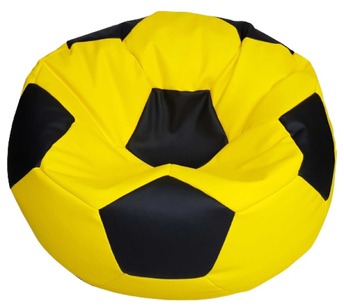 Fotoliu puf BeanBag Ares XXL Жёлтый/Чёрный
