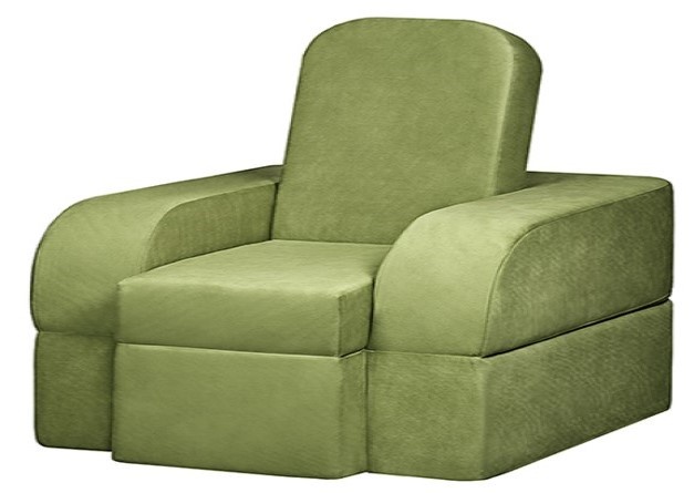 Бескаркасное раскладное кресло Edka Terra 120x200x45 M27 Verde