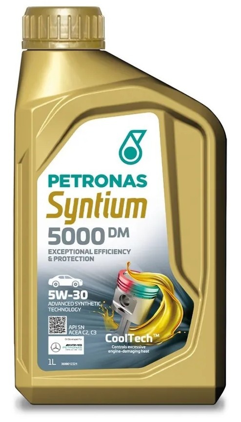 Моторное масло Petronas Syntium 5000 DM 5W-30 1L