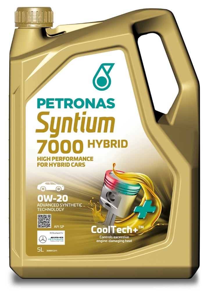 Моторное масло Petronas Syntium 7000 Hybrid 0W-20 5L