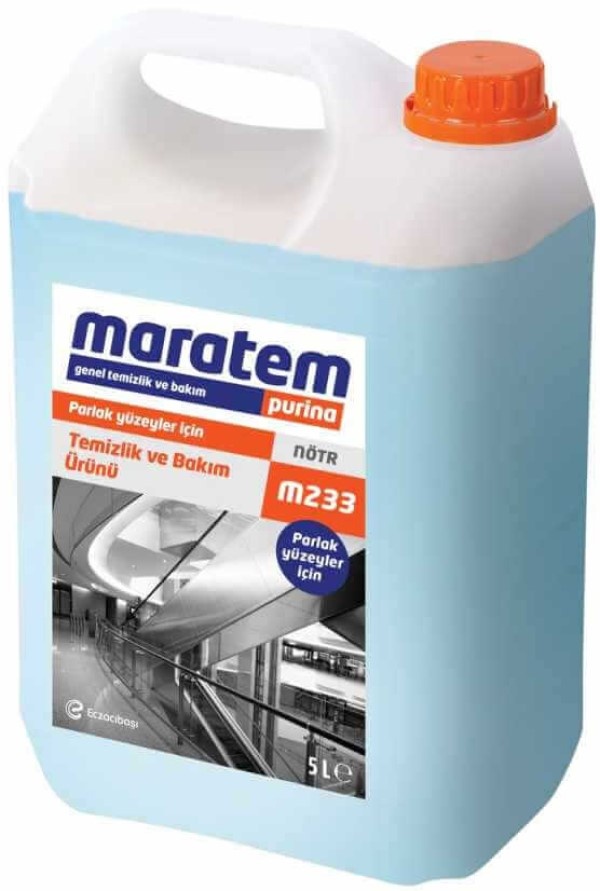 Профессиональное чистящее средство Maratem M233 Cleaning and Care Product for Glossy Surfaces 5L
