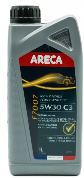 Моторное масло Areca F7007 5W-30 1L