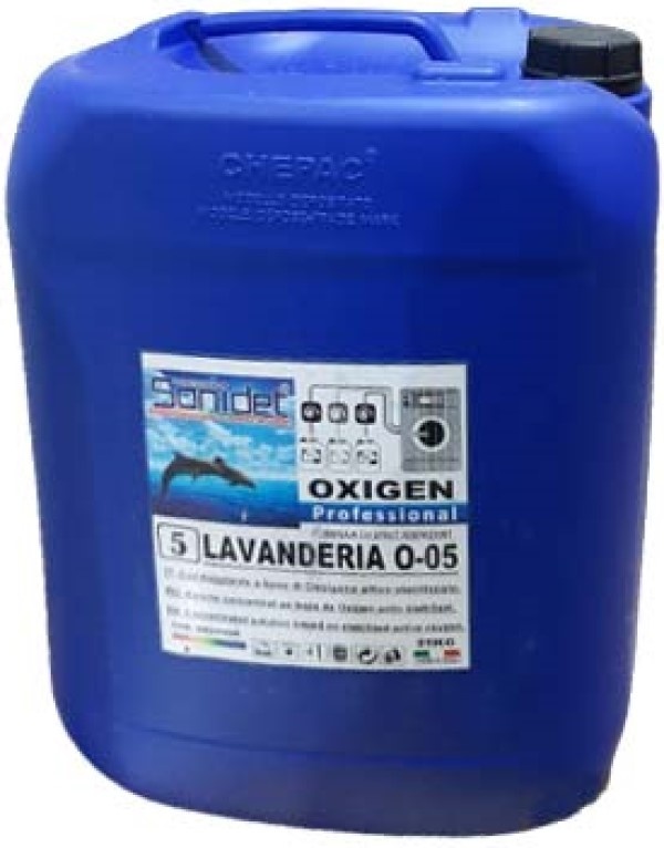 Профессиональное чистящее средство Sanidet Lavanderia O-05 Oxigen 25kg (SD2050M)
