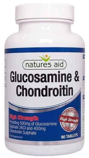 Витамины Natures Aid Glucosamine 500mg & Chondroitin 400mg 90tab