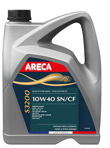 Моторное масло Areca S3200 10W-40 5L
