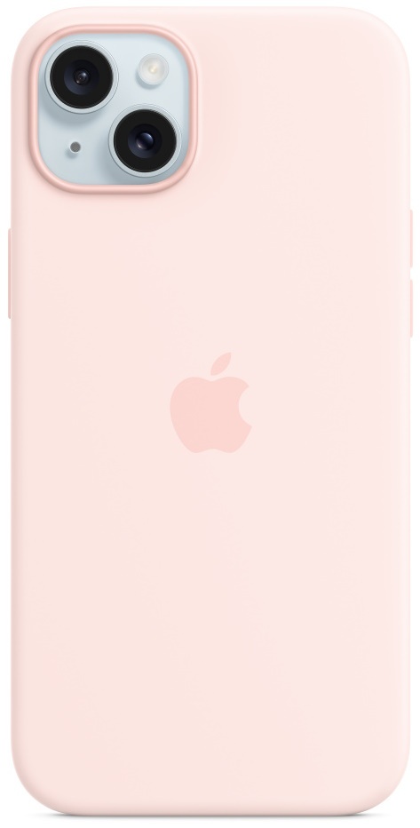 Husa de protecție Apple iPhone 15 Plus Silicone Case with MagSafe Light Pink