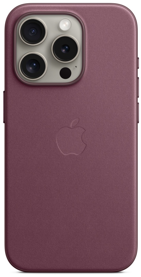 Чехол Apple iPhone 15 Pro FineWoven Case with MagSafe Mulberry