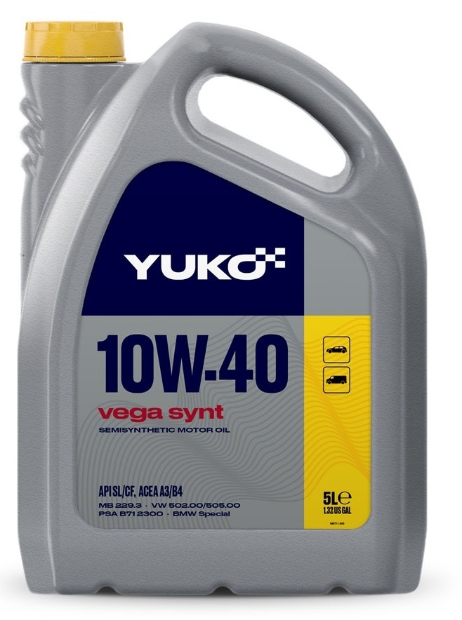 Моторное масло Yuko Vega Synt SL/CF 10W-40 5L