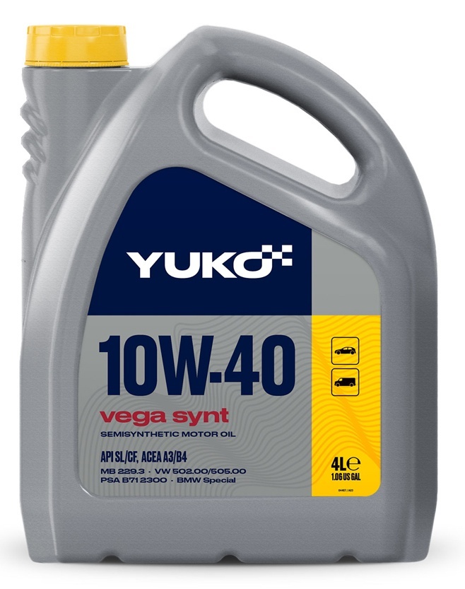 Моторное масло Yuko Vega Synt SL/CF 10W-40 4L