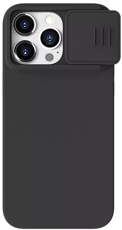 Чехол Nillkin Apple iPhone 15 Pro CamShield Silky Silicone Case Elegant Black