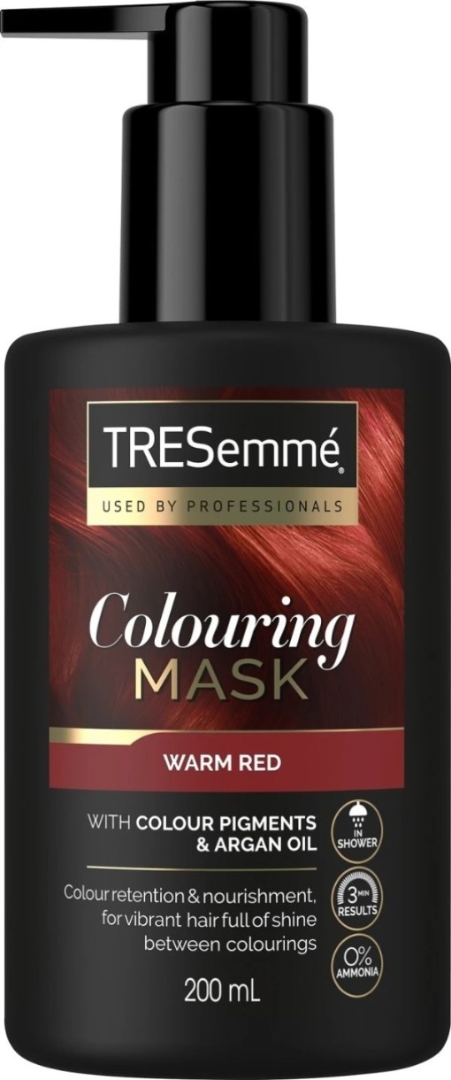 Mască pentru păr Tresemme Coloring Mask Warm Red 200ml