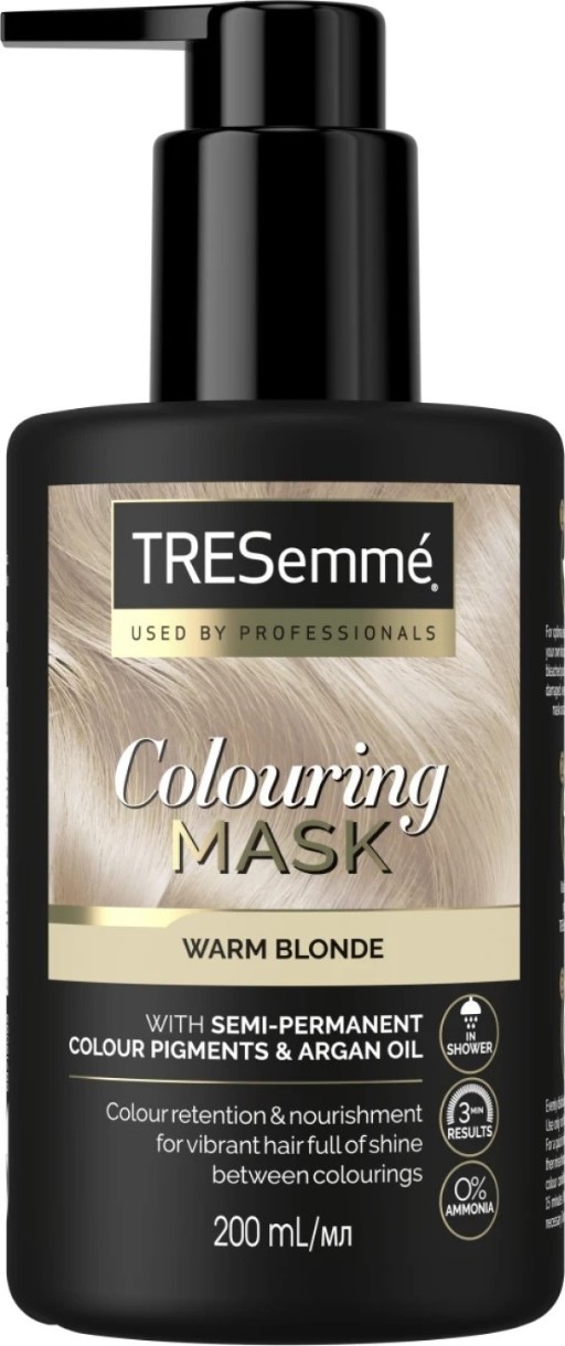 Маска для волос Tresemme Colouring Mask Light Blonde 200ml