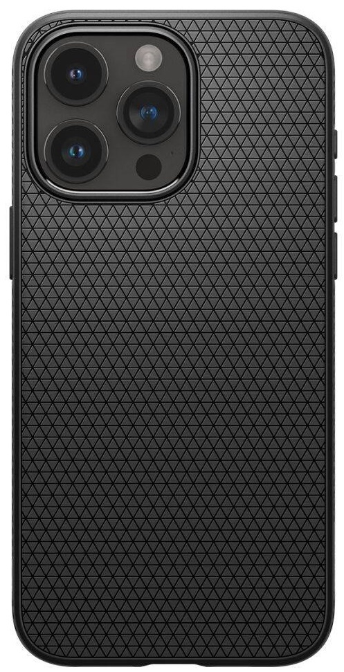Чехол Spigen iPhone 15 Pro Max Liquid Air Matte Black