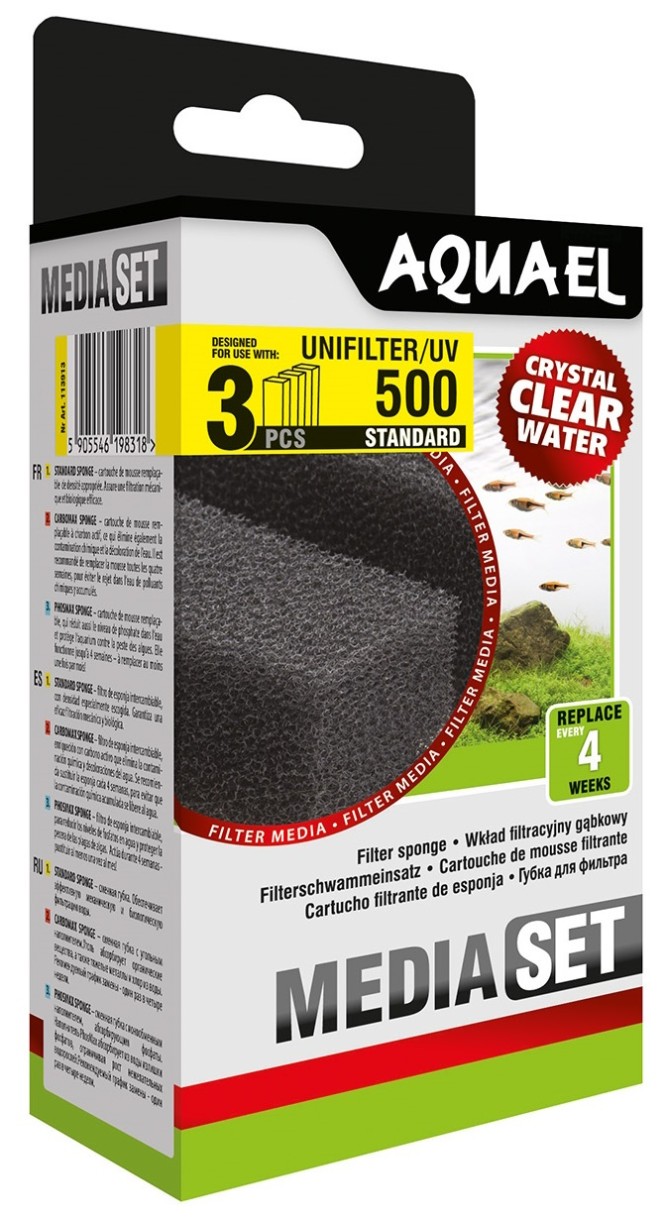 Фильтр для аквариума Aquael Sponge Uni Filter 500 (113913)