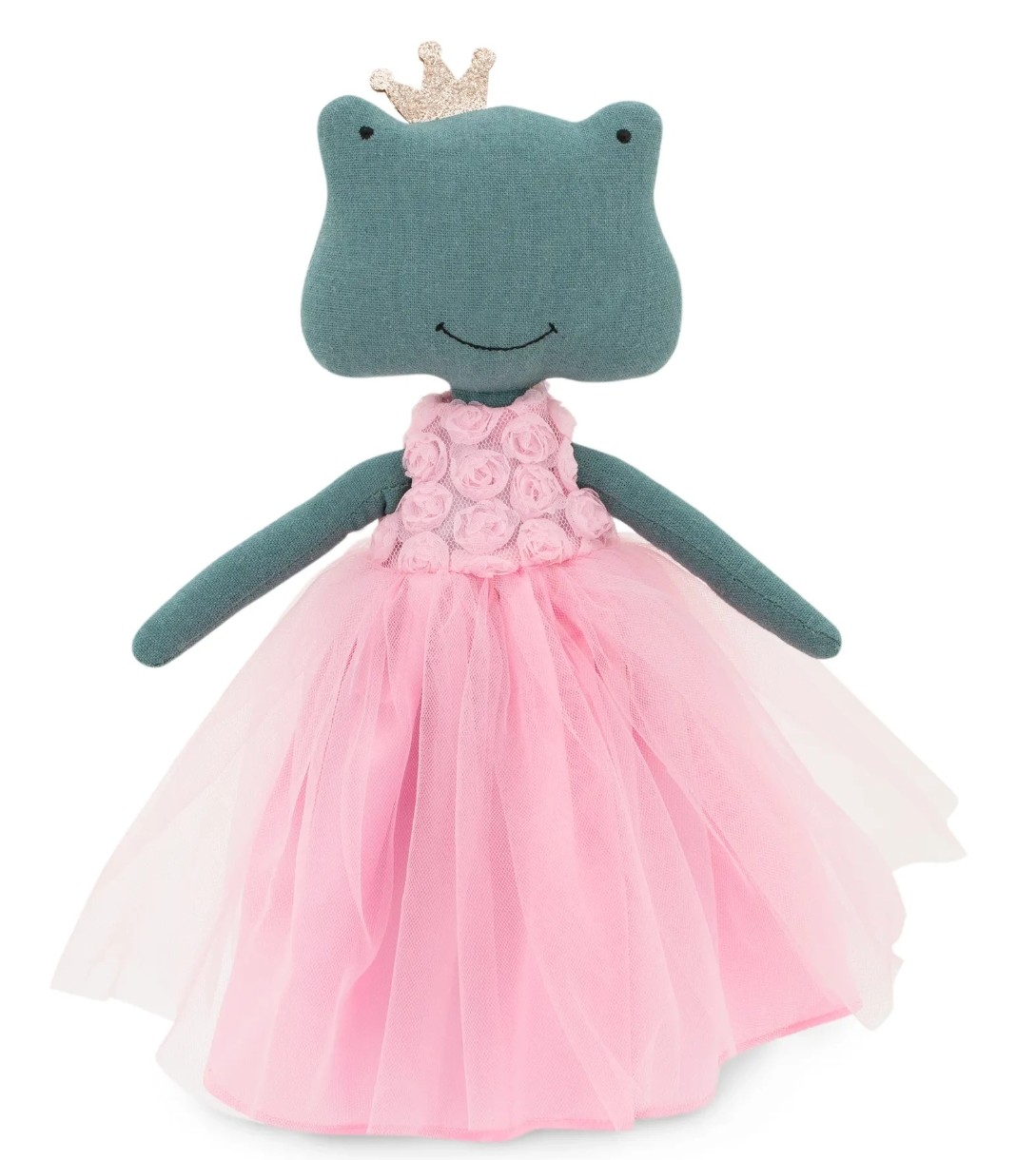 Jucărie de pluș Orange Toys Fiona the Frog: Pink Dress with Roses (CM12-15/S03)