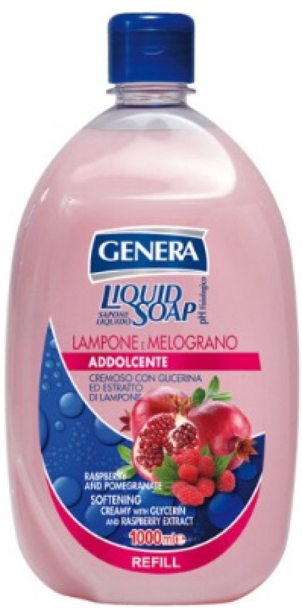 Жидкое мыло для рук Genera Lampone e Melograno Refill 1000ml