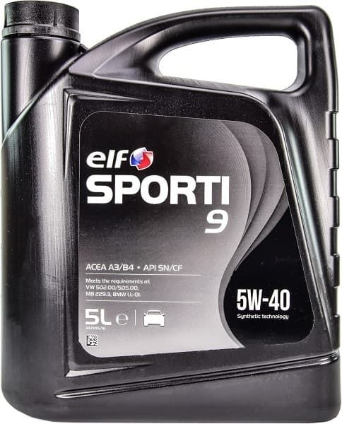 Моторное масло Elf Sporti 9 5W-40 5L