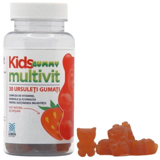 Витамины Leben Kids Gummy Multivit 30pcs