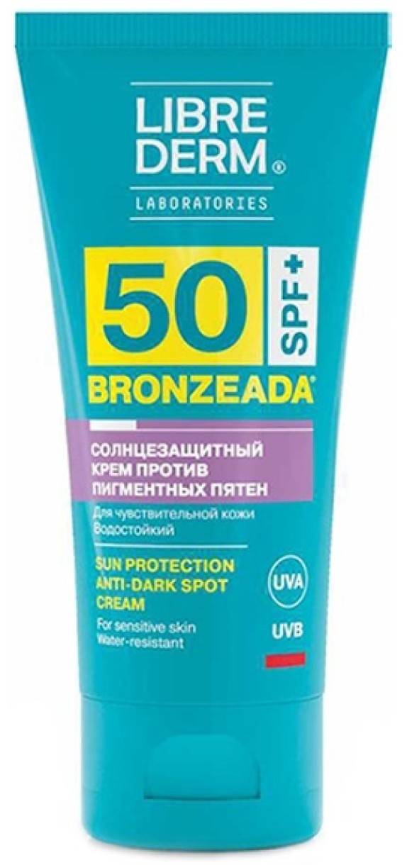 Солнцезащитный крем Librederm Bronzeada Anti-Pigmentation Face Cream SPF50 50ml