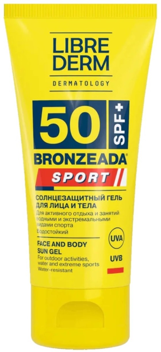 Gel de protecție solară Librederm Bronzeada Sport Gel SPF50 50ml