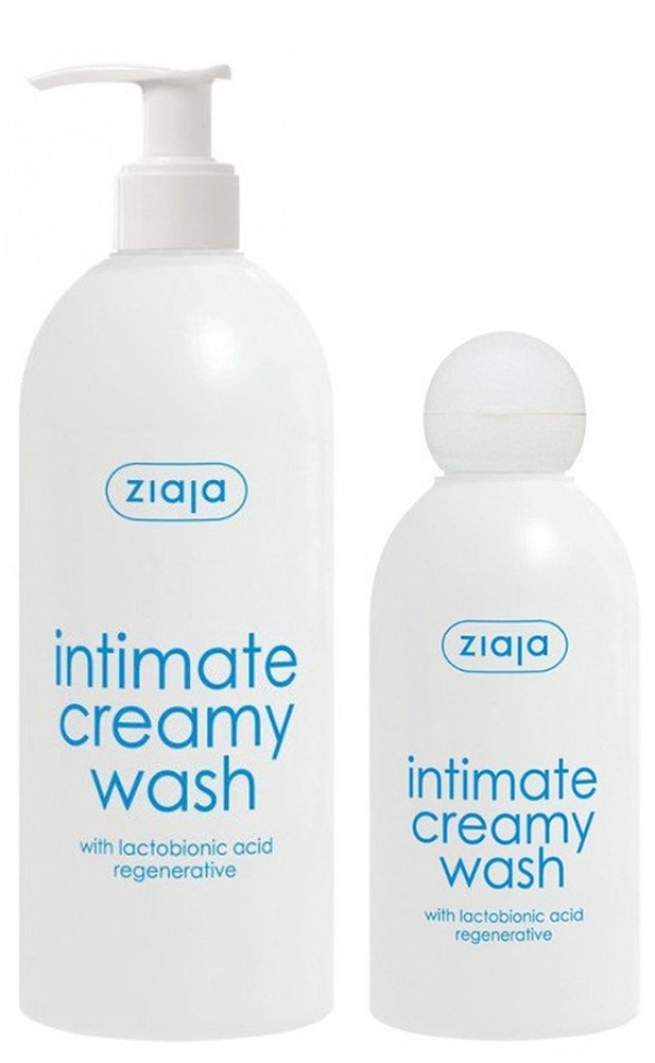 Set Cadou Ziaja Intimate Creamy Wash Lactobionic Acid 500ml + Intimate Hygiene Dispenser 200ml
