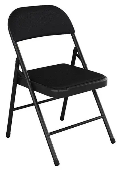Scaun pliabil Xenos Rita Black