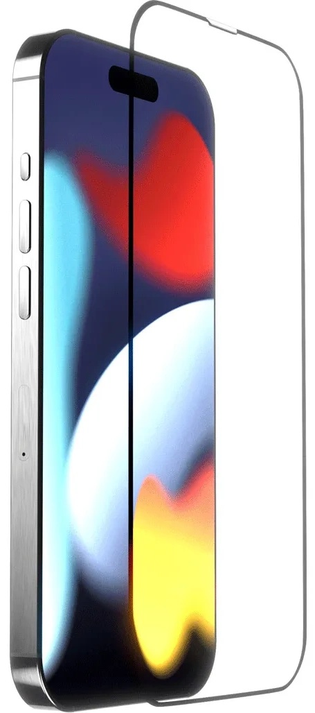 Sticlă de protecție pentru smartphone iLera DeLuxe FullCover Glass for iPhone 15 Plus