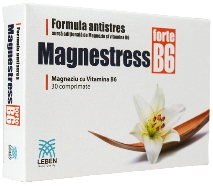 Vitamine Leben Magnestress Forte B6 30tab