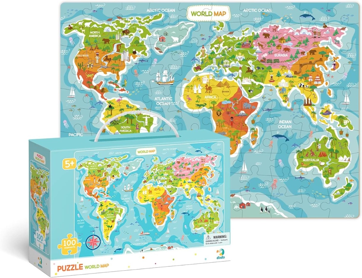 Puzzle Dodo 100 World Map 300123