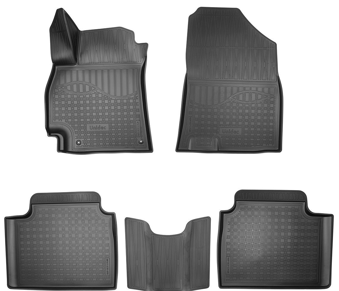 Автоковрики Norplast Unidec Hyundai Elantra VII 3D 2020 (NPA11-C31-070)