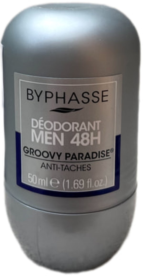 Deodorant Byphasse Roll-on 48h Men Groovy Paradise 50ml