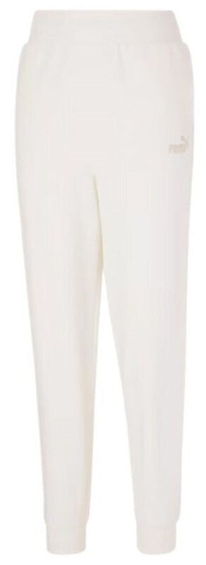 Женские спортивные штаны Puma Ess+ Embroidery High-Waist Pants Fl Cl N White L