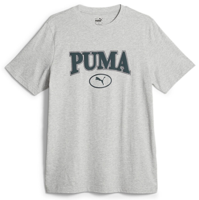 Мужская футболка Puma Squad Tee Light Gray Heather L