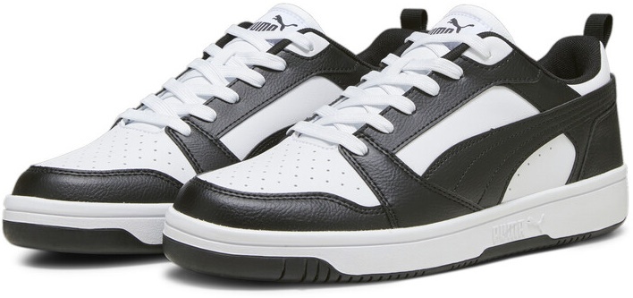 Ghete pentru bărbați Puma Rebound V6 Low Puma White/Black 43