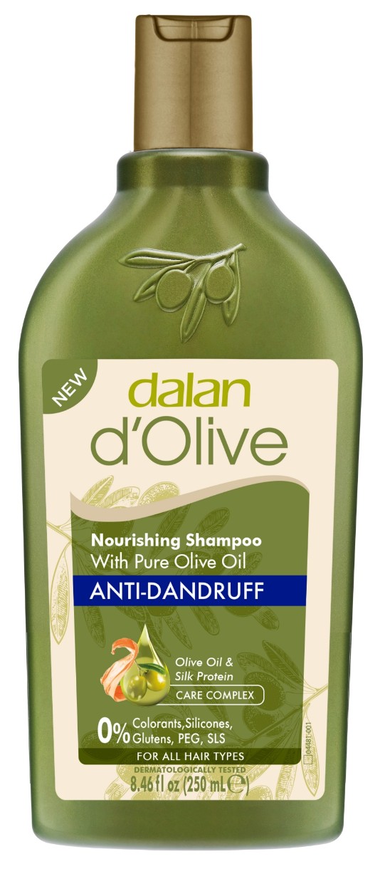 Șampon pentru păr Dalan D'Olive Anti-Dandruff Shampoo 250ml