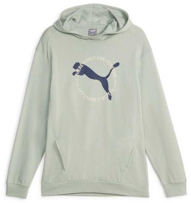 Hanorac pentru bărbați Puma Better Sportswear Hoodie Tr Green Fog S (67606454)