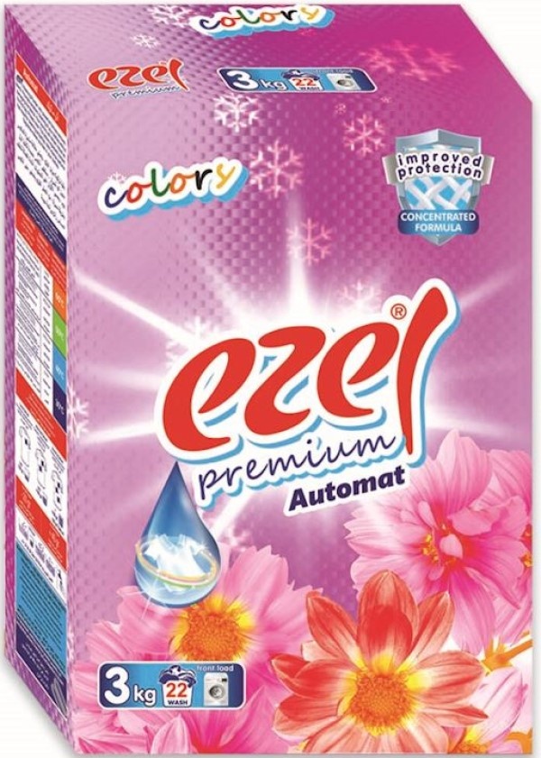 Detergent pudră Ezel Automat Ultra Color 3kg