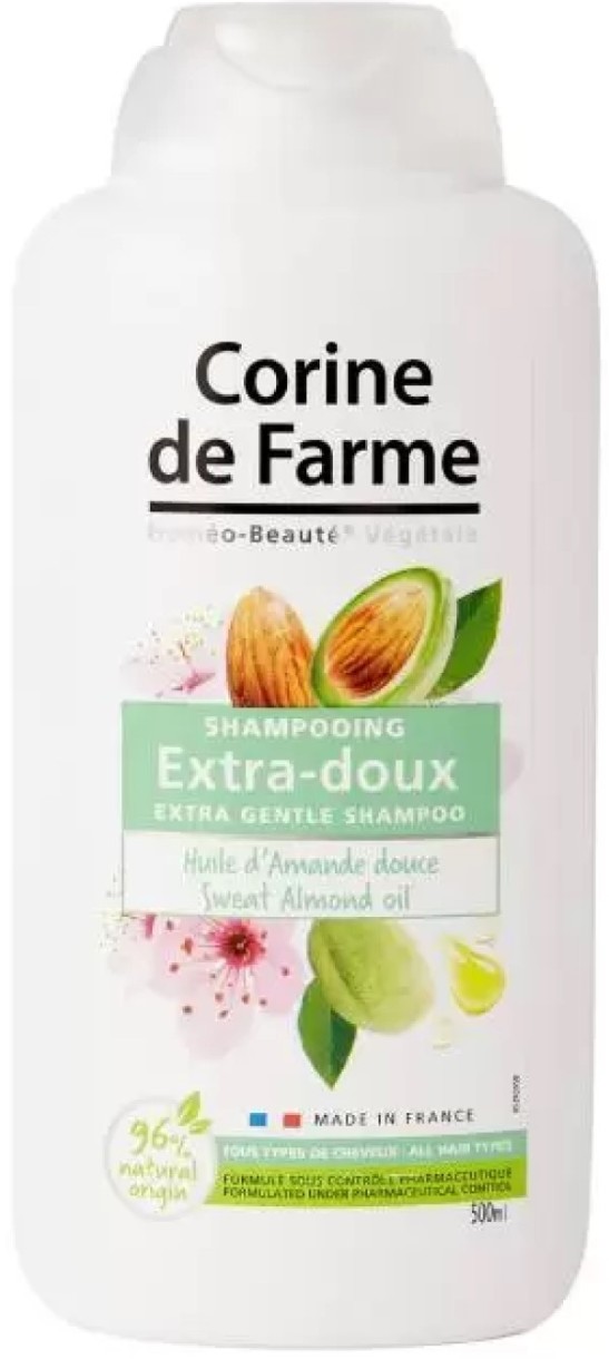 Шампунь для волос Corine de Farme Extra Gentle Shampoo Sweet Almond Oil 500ml