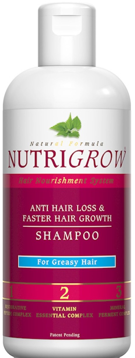 Șampon pentru păr Nutrigrow Anti-Hair Loss & Faster Hair Growth Shampoo Greasy 300ml