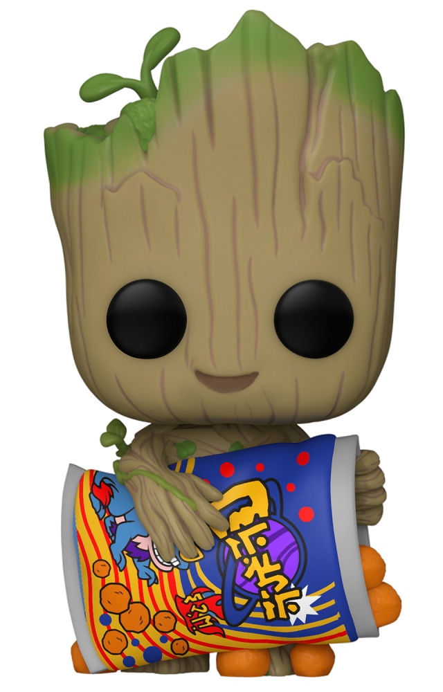 Figura Eroului Funko Pop I Am Groot: Groot With Cheese Puffs (70654)
