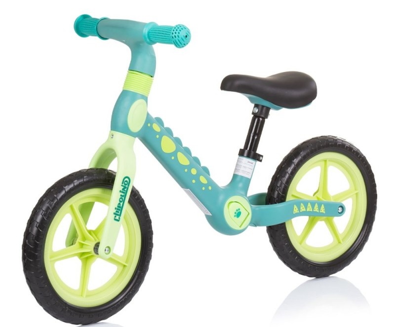 Bicicleta fără pedale Chipolino Dino Blue/Green (DIKDI02301BG)